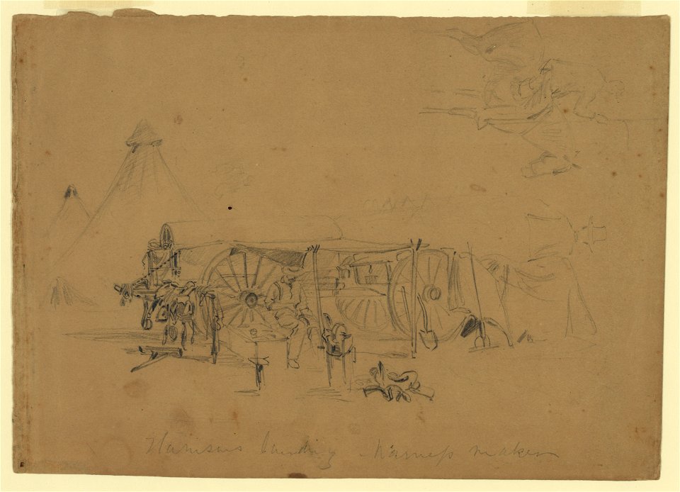 Harrisons landing. Harness maker LCCN2004660808