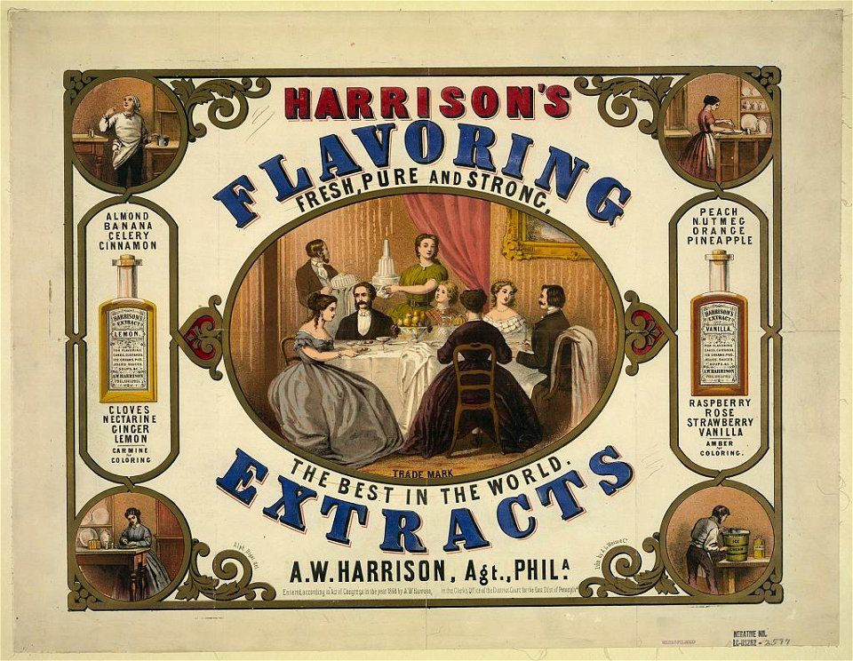 Harrison's flavoring extracts. Philadelphia LCCN2003680538