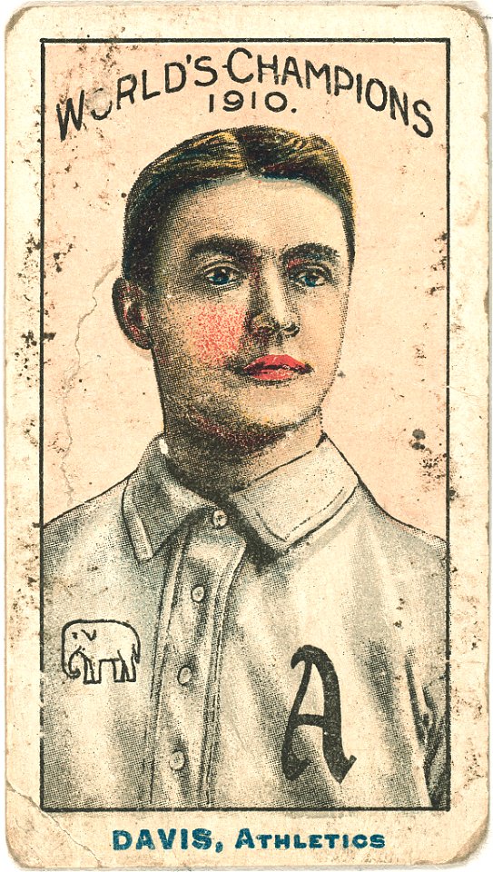 Harry Davis, Philadelphia Athletics, baseball card portrait LCCN2007683817