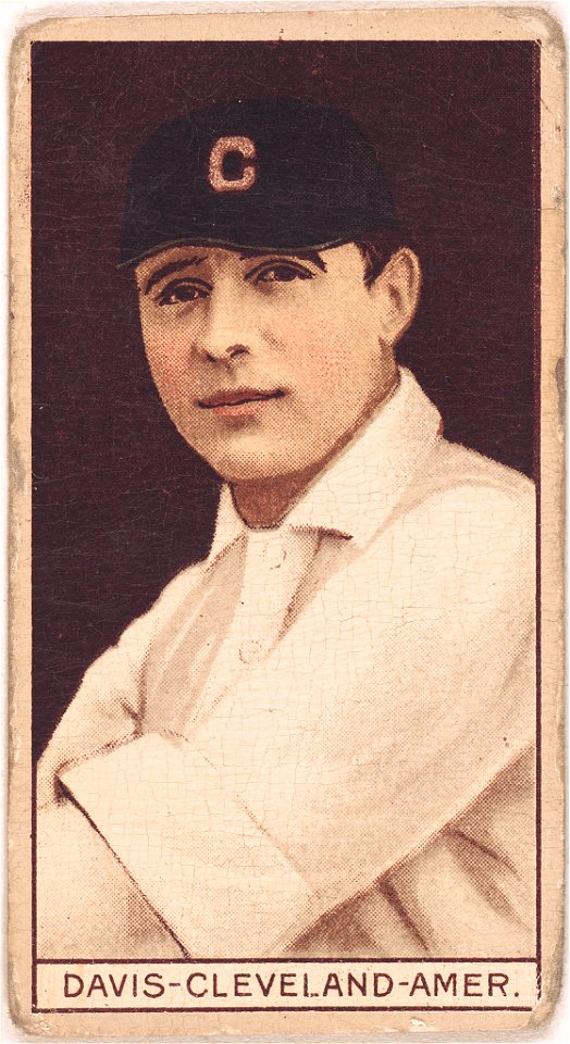 Harry Davis, Cleveland Naps, baseball card portrait LCCN2008678350