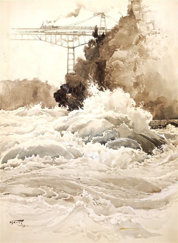 Harry Fenn - The Whirlpool Rapids - 1964-15.1 - Albright–Knox Art Gallery
