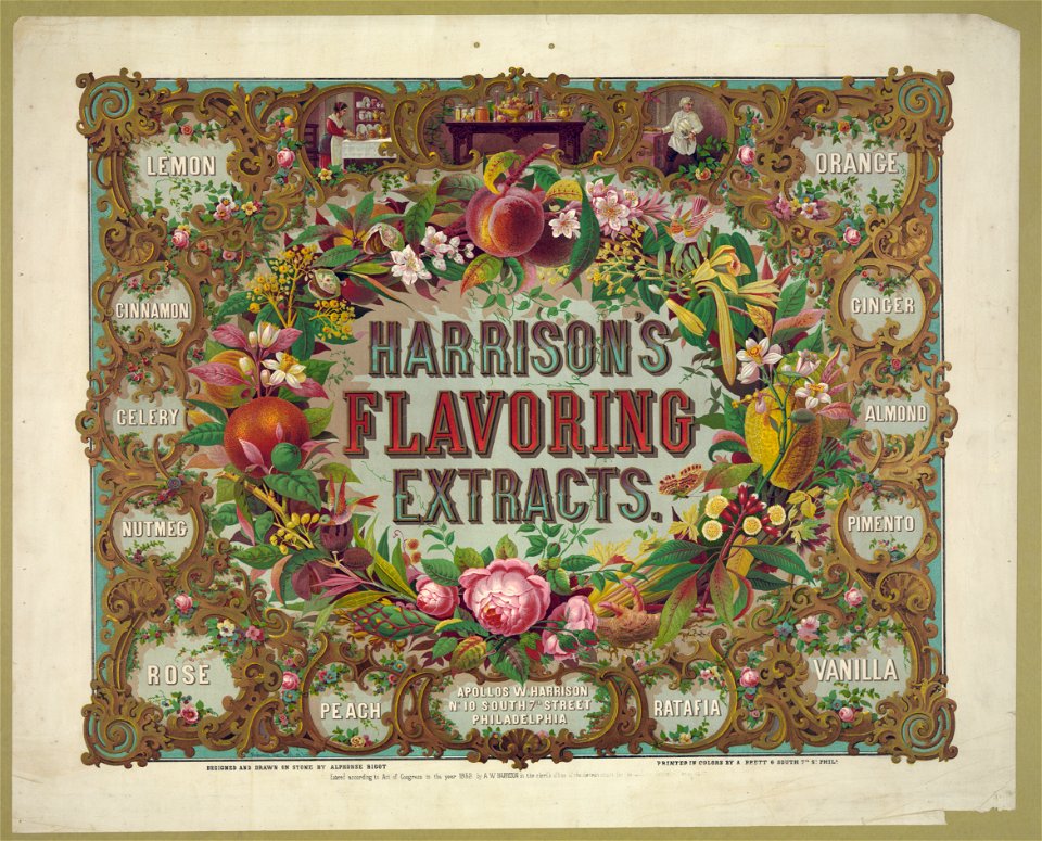 Harrison's flavoring extracts. Phila. LCCN2003680539