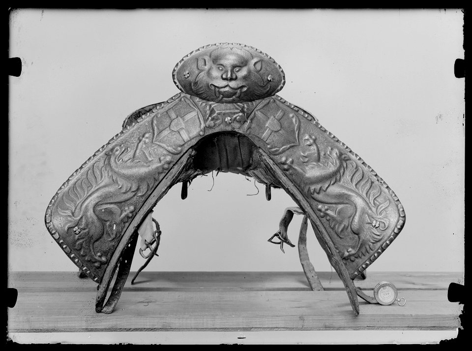 Harnesksadel, Augsburg ca 1540 - Livrustkammaren - 10595