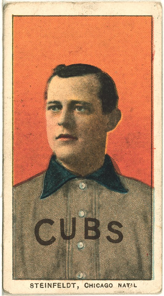 Harry Steinfeldt, Chicago Cubs, baseball card portrait LCCN2008675199