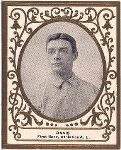 Harry Davis, Philadelphia Athletics, baseball card portrait LCCN2007683792