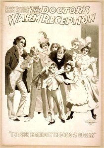 Harry Howard's latest success The doctor's warm reception LCCN2014636443. Free illustration for personal and commercial use.