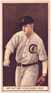 Harry McIntire, Chicago Cubs, baseball card portrait LCCN2008677965