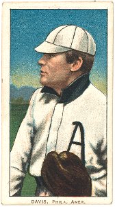 Harry Davis, Philadelphia Athletics, baseball card portrait LCCN2008676836