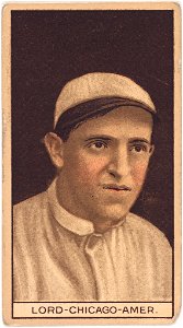 Harry Lord, Chicago White Sox, baseball card portrait LCCN2008678034