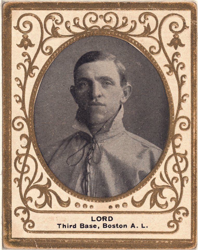 Harry Lord, Boston Red Sox, baseball card portrait LCCN2007683783