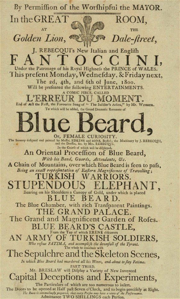 Harvard Theatre Collection - Golden Lion, 1800 - MS Thr 897 (32)