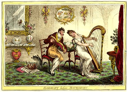 Harmony before matrimony. (BM 1868,0808.7384)