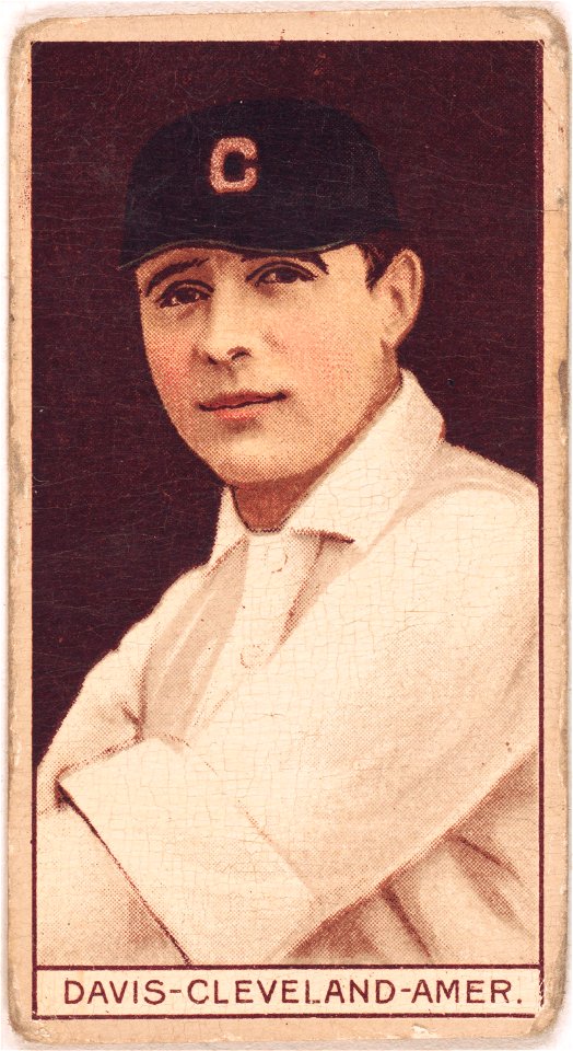 Harry Davis, Cleveland Naps, baseball card portrait LCCN2008678350