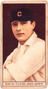 Harry Davis, Cleveland Naps, baseball card portrait LCCN2008678350