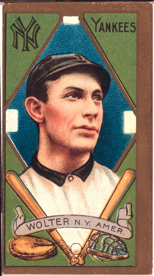 Harry Wolter, New York Yankees, baseball card portrait LCCN2008677886