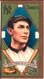 Harry Wolter, New York Yankees, baseball card portrait LCCN2008677886