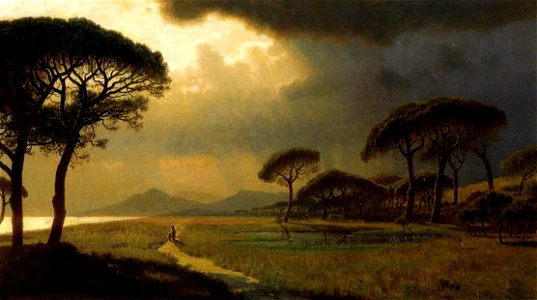 William Stanley Haseltine - Morning LIght, Roman Campagna
