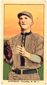Hartman, Tacoma Team, baseball card portrait LCCN2008676973