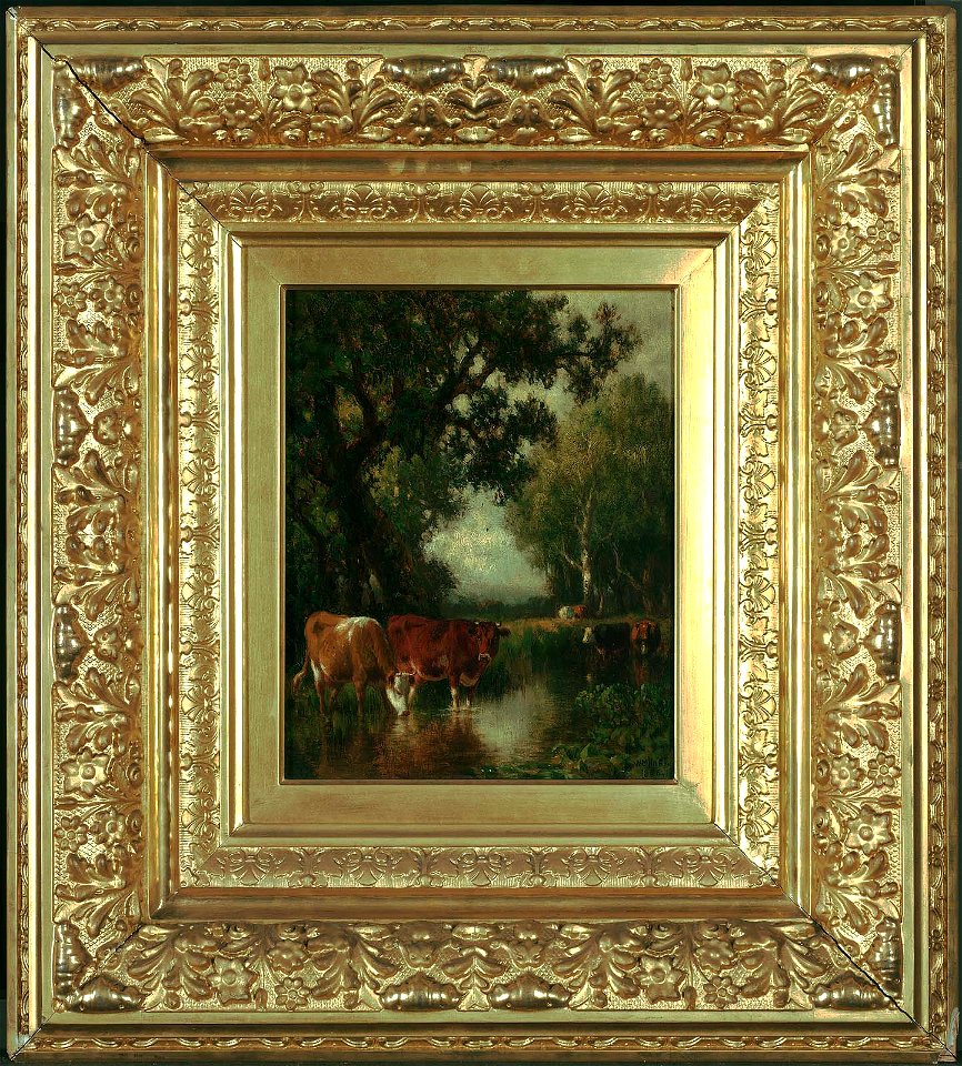William Hart - Cows Drinking at a Pool - 06.2406 - Museum of Fine Arts