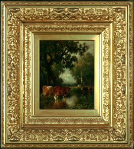 William Hart - Cows Drinking at a Pool - 06.2406 - Museum of Fine Arts