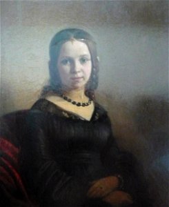 Emilie Preyer, geb. Lachewitz, gemalt von Johann Peter Hasenclever 1842