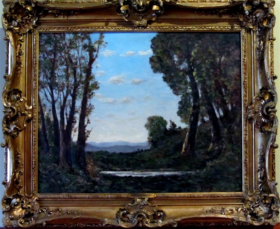 Harpignies, Henri - En los lindes del bosque -ost MMBAV fRF03 framed