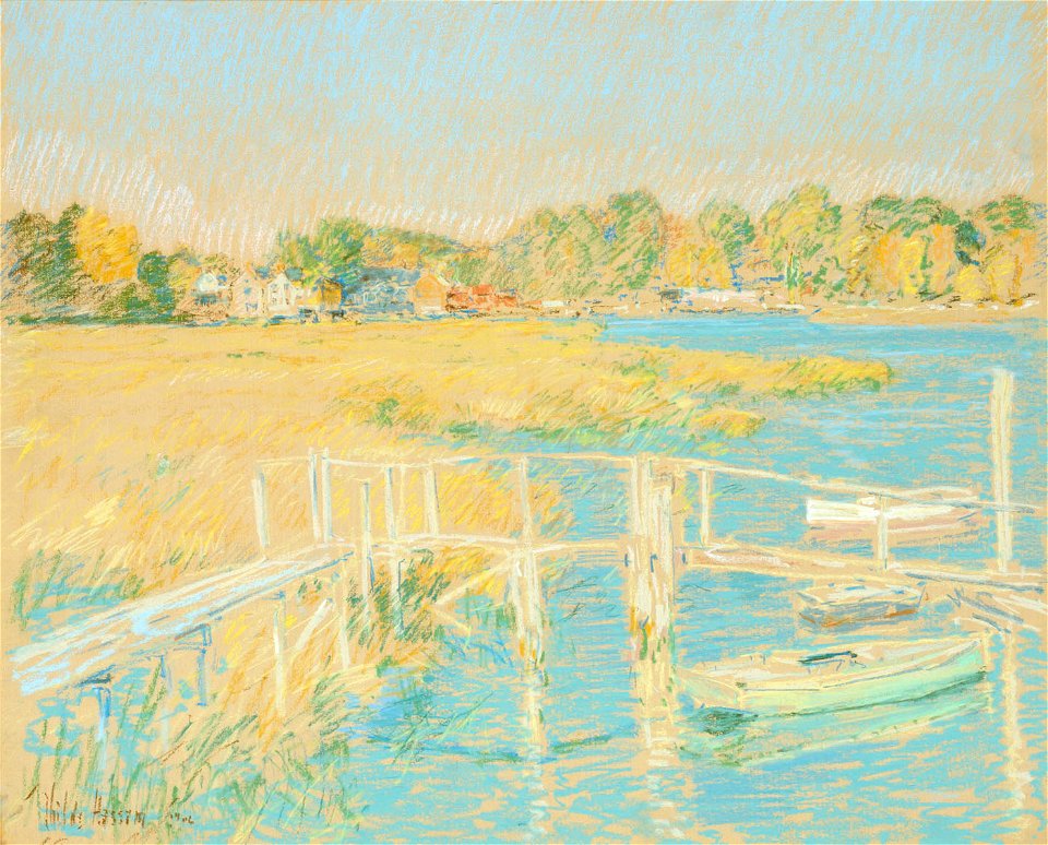 Hassam - Up the river, 1906