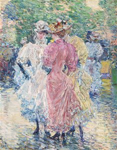Hassam - conversation-on-the-avenue
