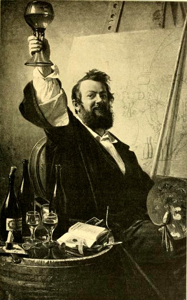 Johann Peter Hasenclever Selbstporträt
