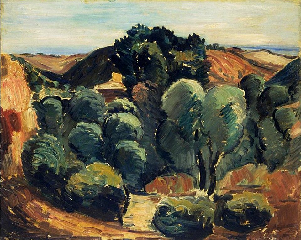 Landscape by Marsden Hartley, Herbert F. Johnson Museum of Art