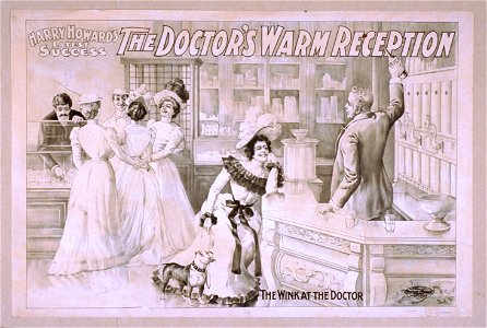 Harry Howard's latest success The doctor's warm reception LCCN2014636444. Free illustration for personal and commercial use.