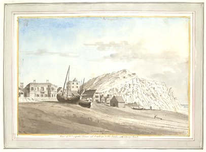 Hastings, Mr Capell's House On All Saint by Samuel Hieronymus Grimm 1784