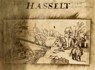 Hasselt by Jean Bertels 1597
