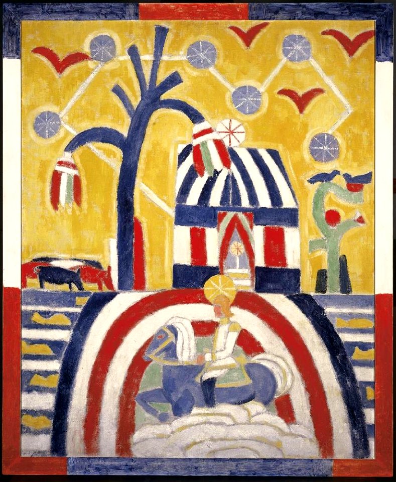 Portrait Arrangement by Marsden Hartley, 1914
