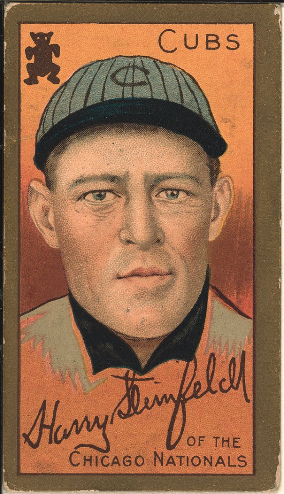 Harry Steinfeldt, Chicago Cubs, baseball card portrait LCCN2008677471