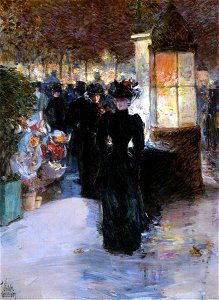 Hassam, Paris Nocturne