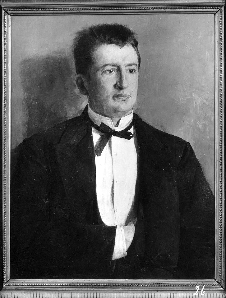 Harriet Backer - Yngvar Tank Nielsen - Norsk portrettarkiv - Riksantikvaren - N000243