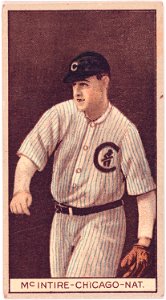 Harry McIntire, Chicago Cubs, baseball card portrait LCCN2008677965