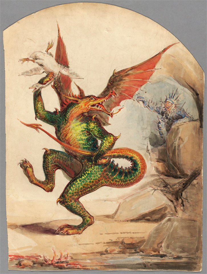 Harvard Theatre Collection - dragon, 2006MT-209