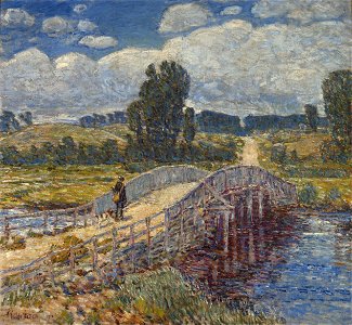 Childe Hassam - Bridge at Old Lyme (1908)