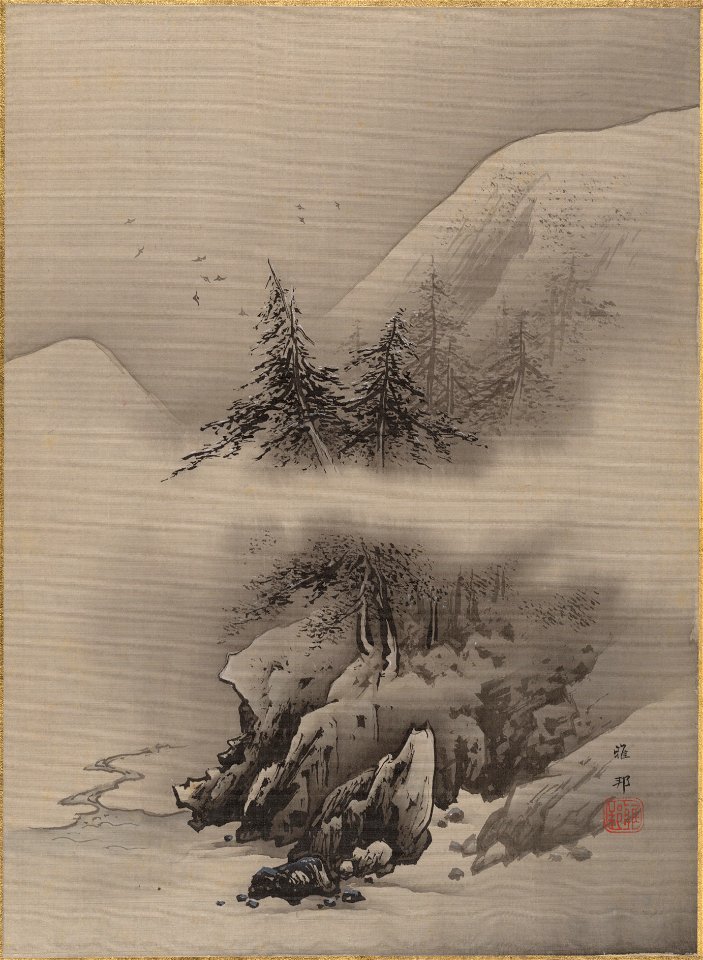 Hashimoto Gahō - Snow Landscape - 14.76.61.40 - Metropolitan Museum of Art