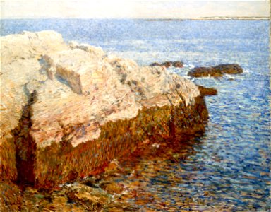 Hassam, Childe - Cliff Rock - Appledore - Google Art Project. Free illustration for personal and commercial use.