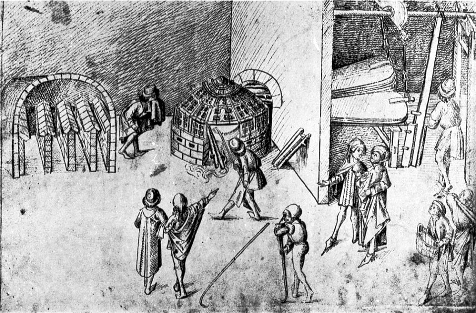 Hausbuch Wolfegg 35v Hüttenwerk