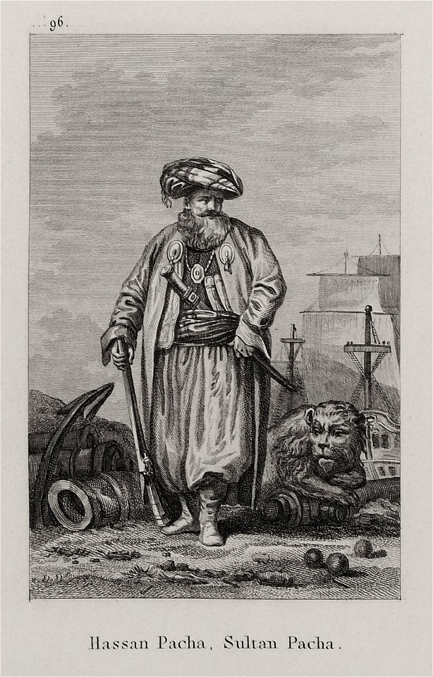 Hassan Pacha Sultan Pacha - Choiseul-gouffier Gabriel Florent Auguste De - 1822