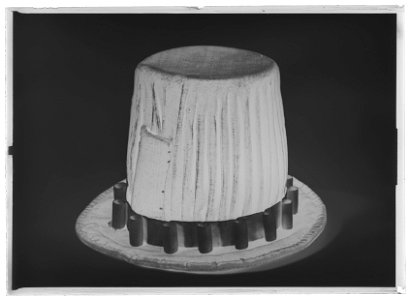 Hatt till serafimerdräkt - Livrustkammaren - 61946-negative