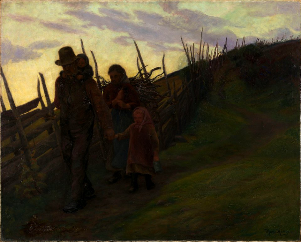 Marie Hauge - Cotter Family on the Way Home - NG.M.01335 - National Museum of Art, Architecture and Design