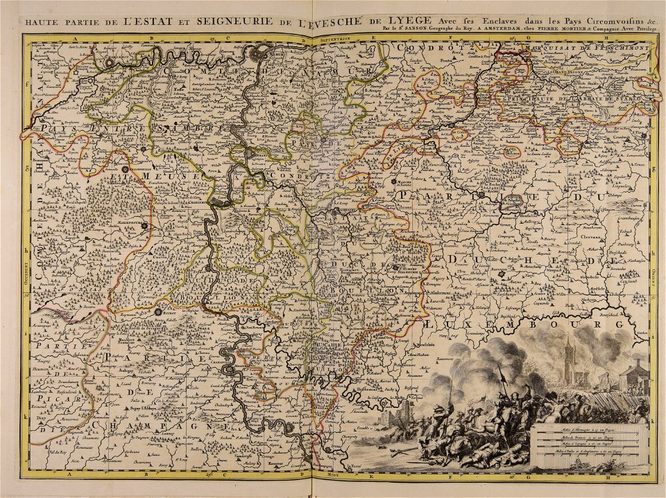 Haute partie de l'estat et seigneurie de l'evesché de Lyege - CBT 5873920