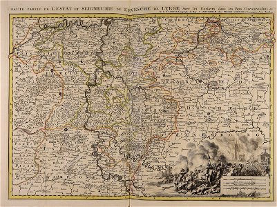 Haute partie de l'estat et seigneurie de l'evesché de Lyege - CBT 5873920