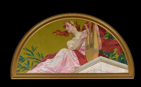 Harry Siddons Mowbray - Muse of Lyric Poetry - 1926.106 - Yale University Art Gallery