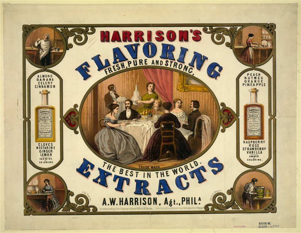 Harrison's flavoring extracts. Philadelphia LCCN2003680538